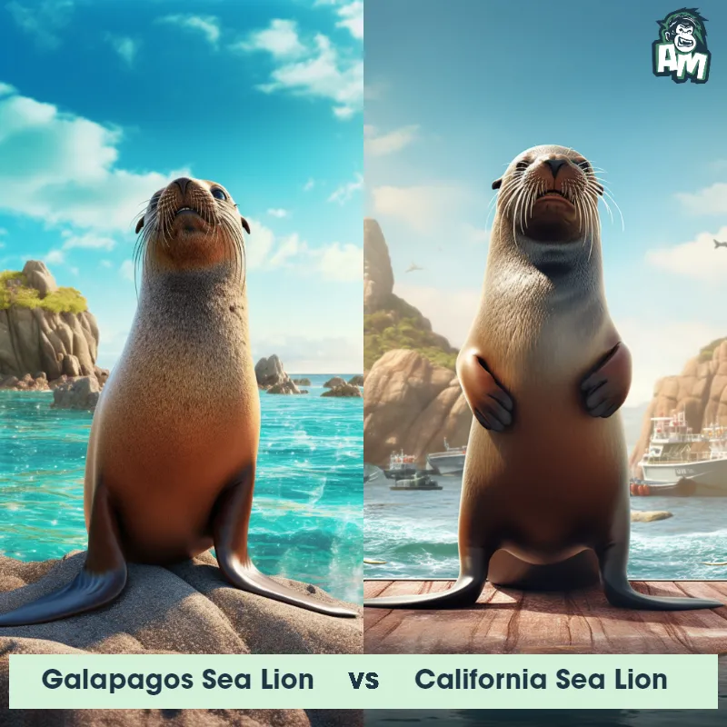 Galapagos Sea Lion vs California Sea Lion - Animal Matchup