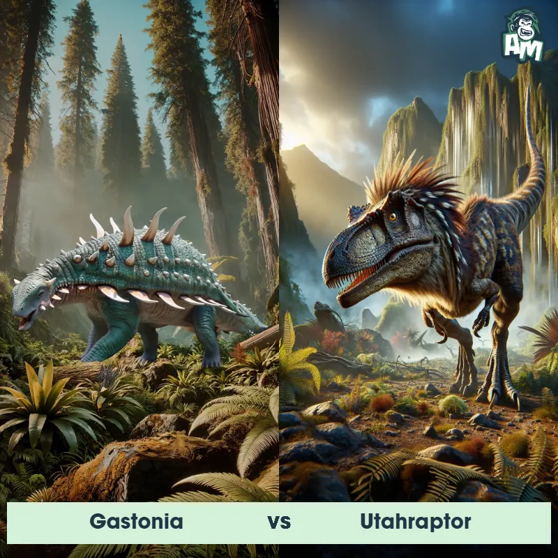 Gastonia vs Utahraptor - Animal Matchup