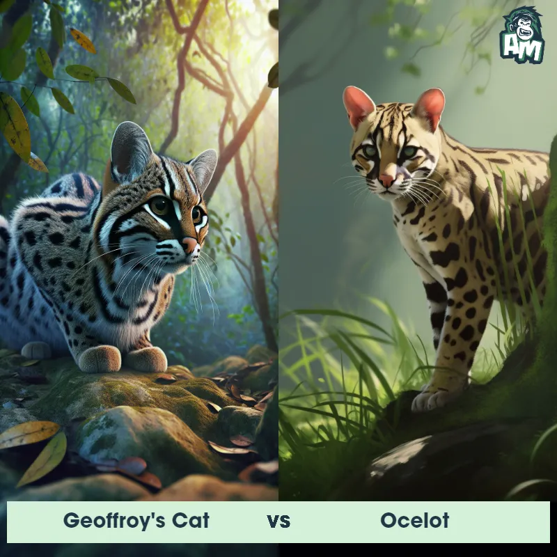 Geoffroy's Cat vs Ocelot - Animal Matchup