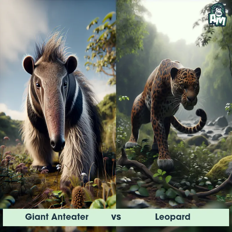 Giant Anteater vs Leopard - Animal Matchup