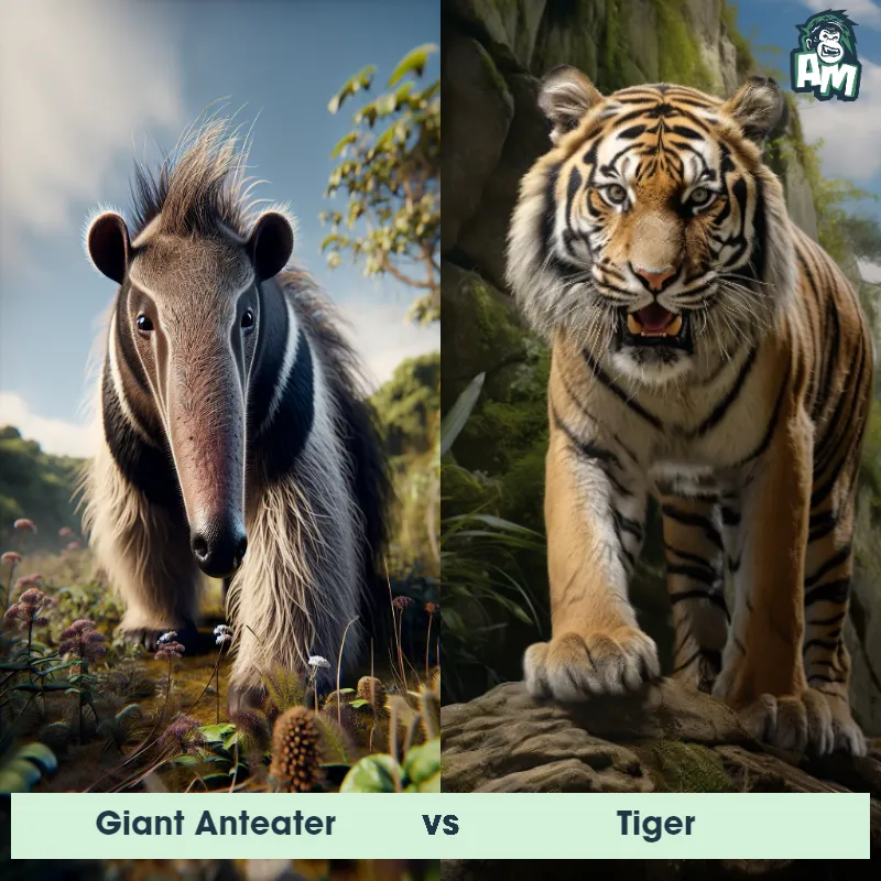 Giant Anteater vs Tiger - Animal Matchup