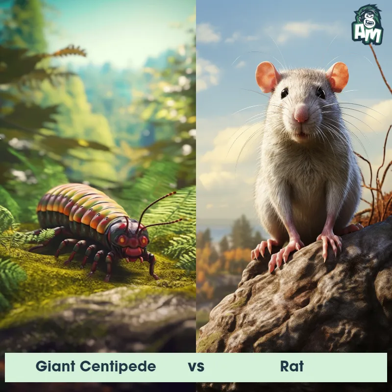 Giant Centipede vs Rat - Animal Matchup
