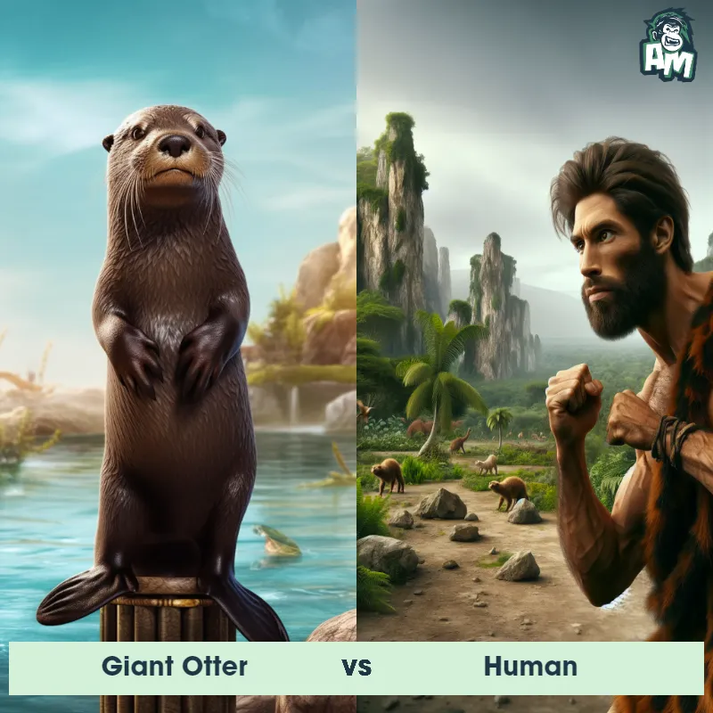 Giant Otter vs Human - Animal Matchup