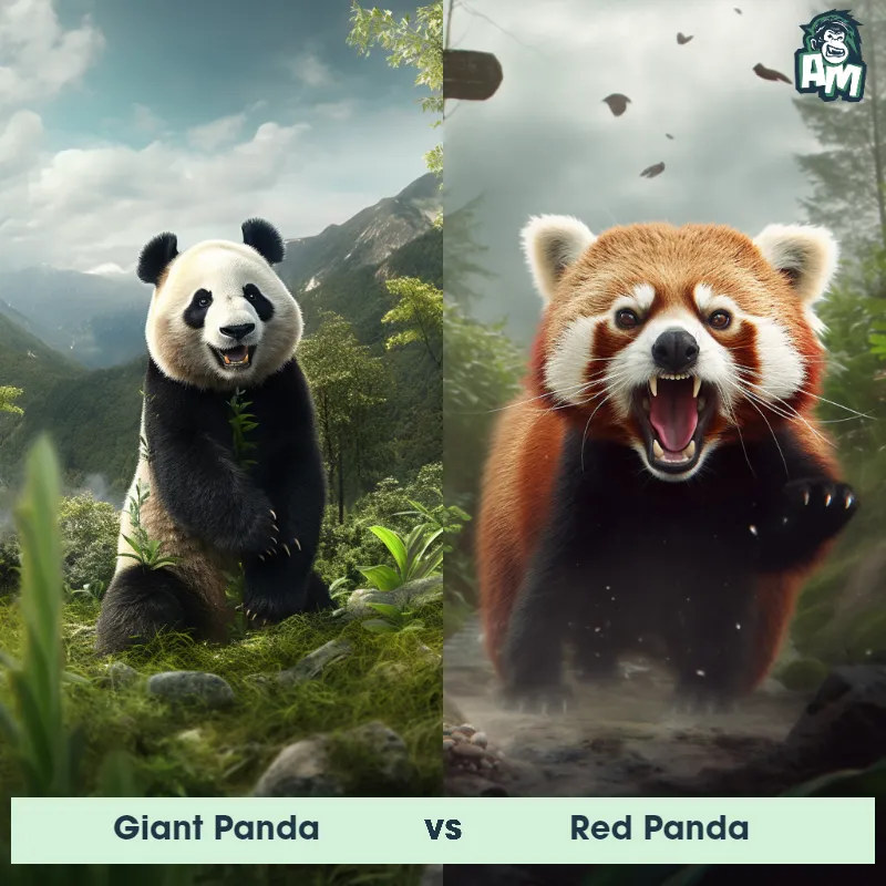 Giant Panda vs Red Panda - Animal Matchup