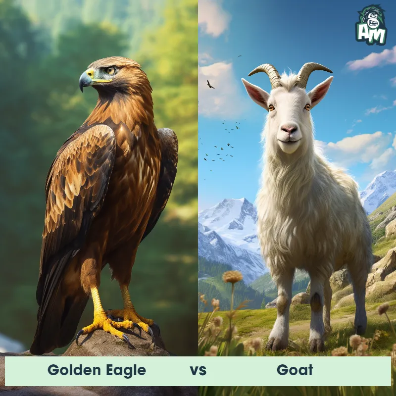 Golden Eagle vs Goat - Animal Matchup