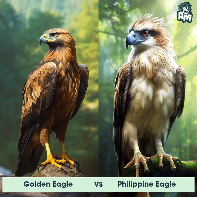 Golden Eagle vs Philippine Eagle - Animal Matchup