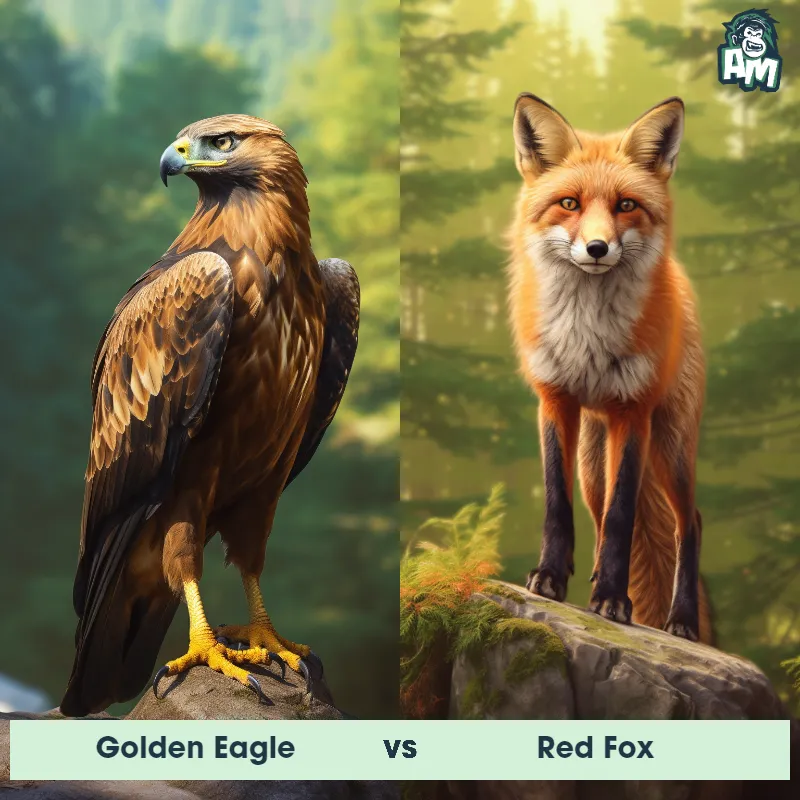 Golden Eagle vs Red Fox - Animal Matchup