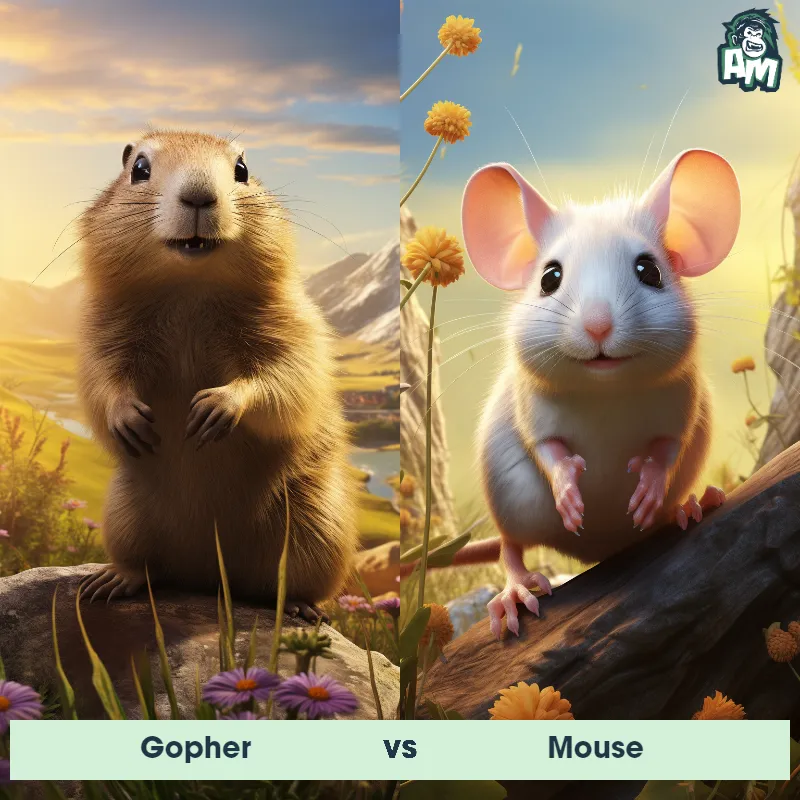 Gopher vs Mouse - Animal Matchup