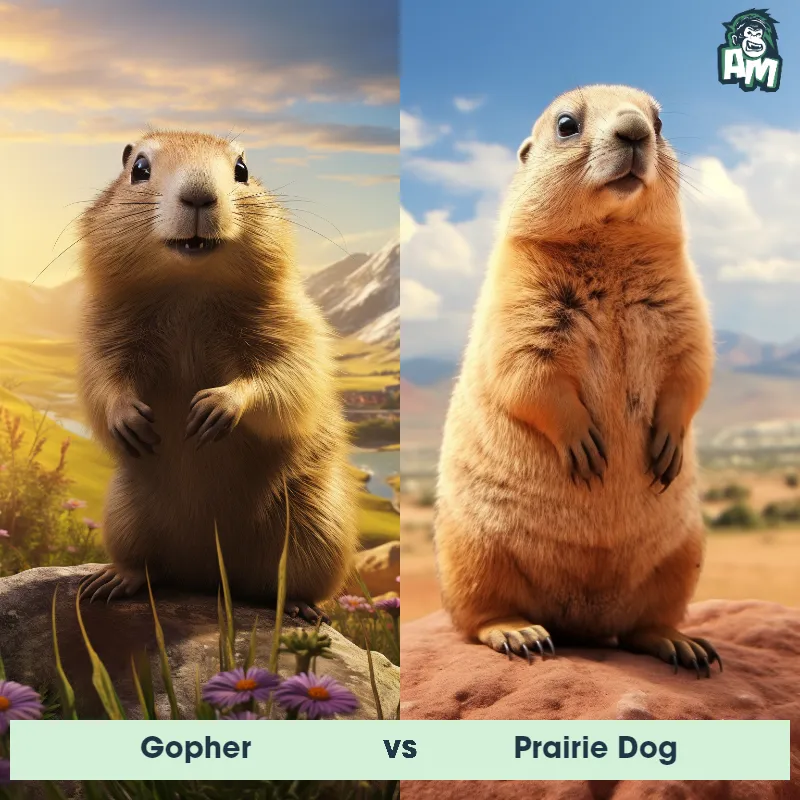 Gopher vs Prairie Dog - Animal Matchup