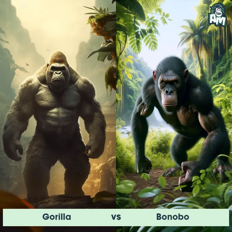 Gorilla vs Bonobo - Animal Matchup