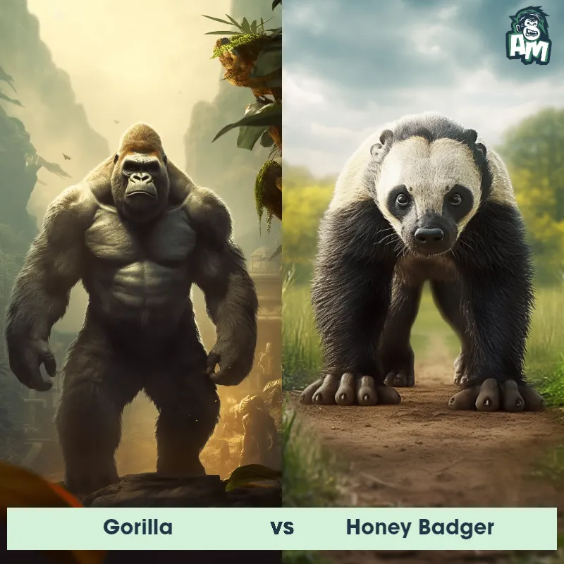 Gorilla vs Honey Badger - Animal Matchup