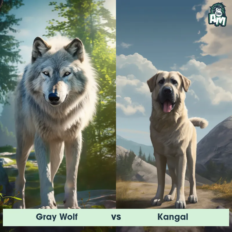Gray Wolf vs Kangal - Animal Matchup