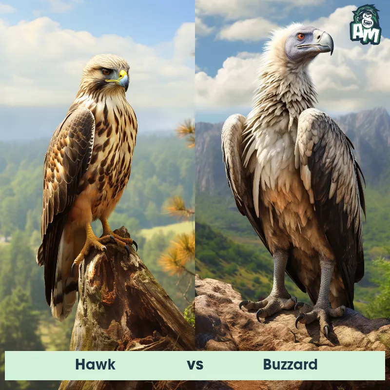 Hawk vs Buzzard - Animal Matchup