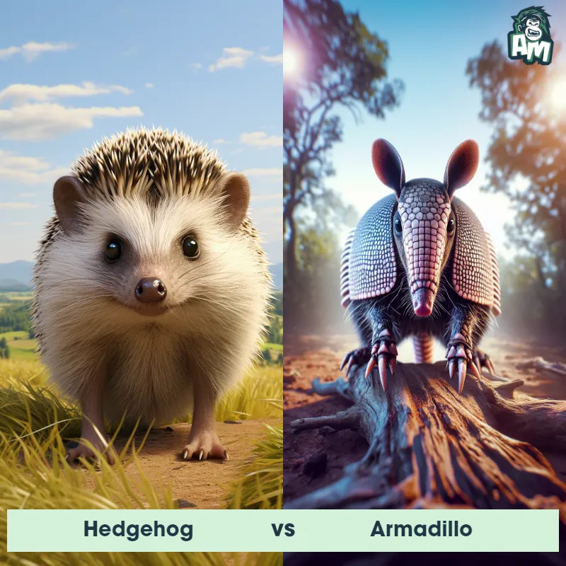 Hedgehog vs Armadillo - Animal Matchup