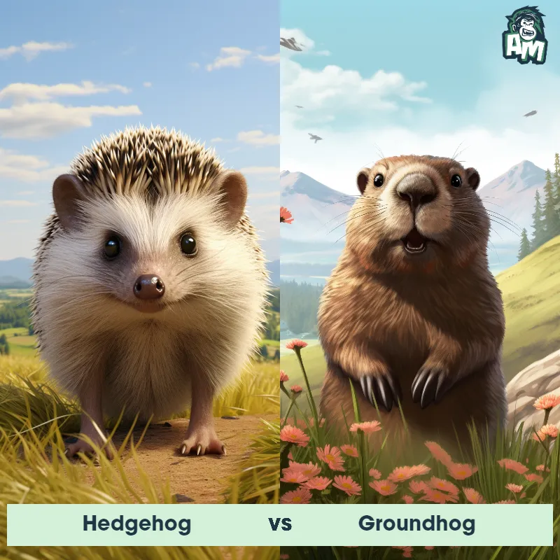 Hedgehog vs Groundhog - Animal Matchup