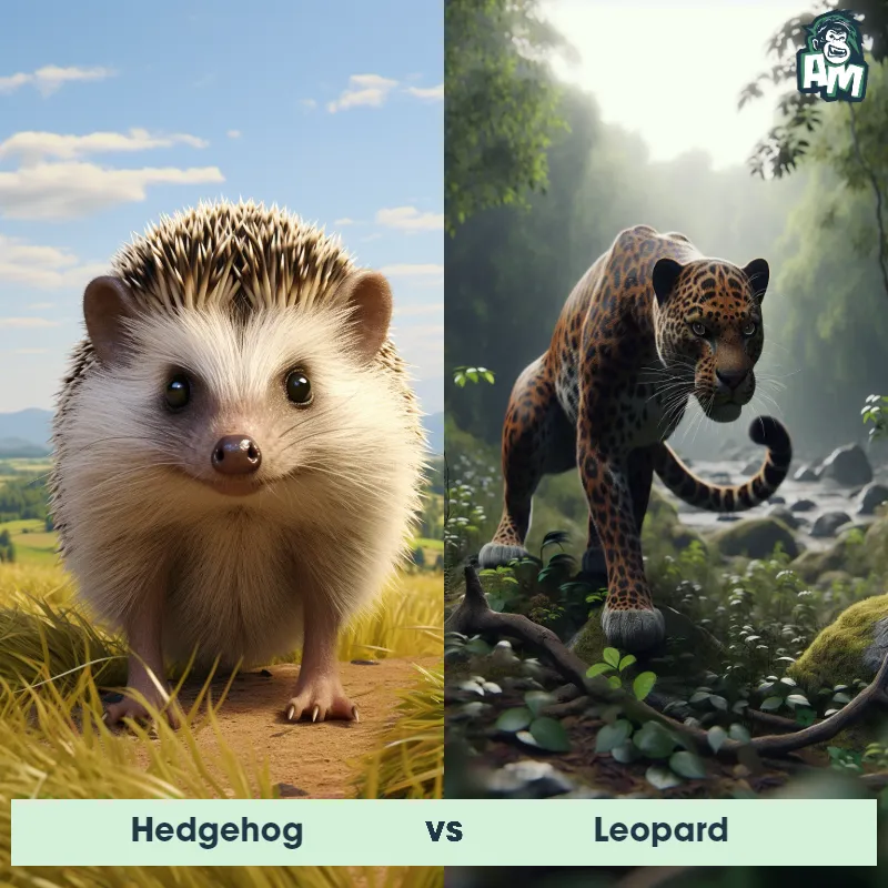 Hedgehog vs Leopard - Animal Matchup