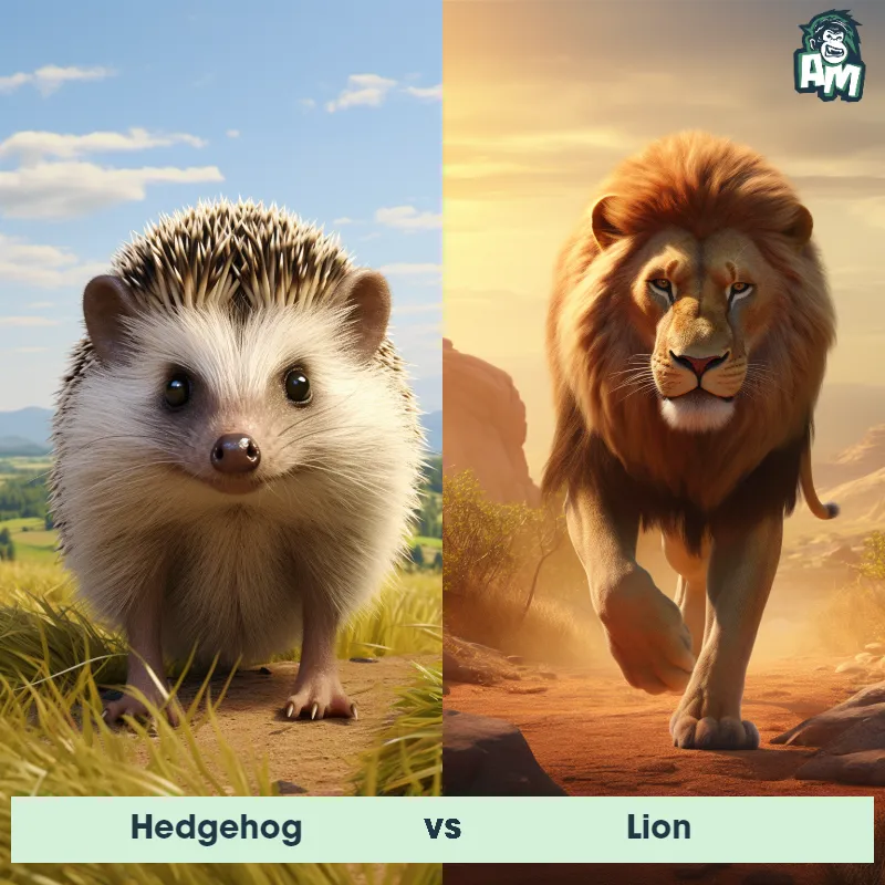 Hedgehog vs Lion - Animal Matchup