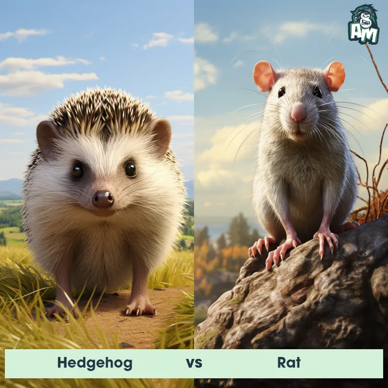 Hedgehog vs Rat - Animal Matchup