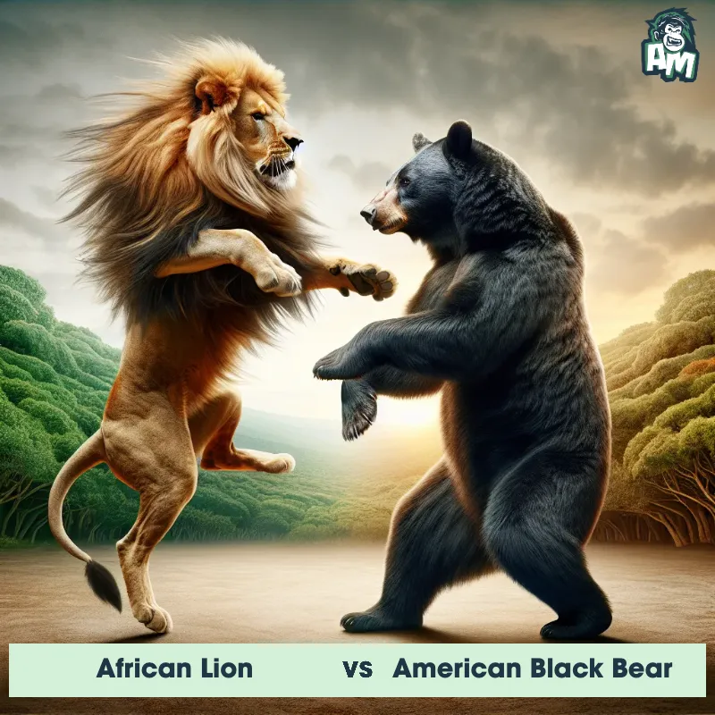 African Lion vs American Black Bear, Dance-off, American Black Bear On The Offense - Animal Matchup