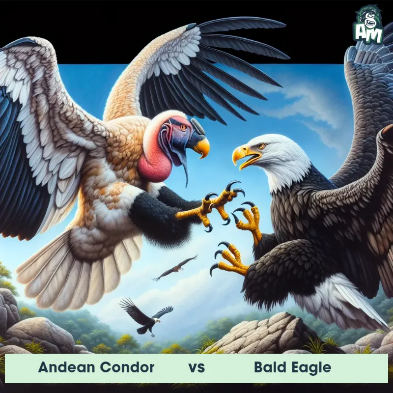 Andean Condor vs Bald Eagle, Dance-off, Bald Eagle On The Offense - Animal Matchup
