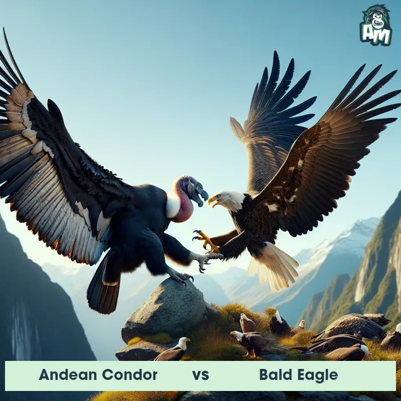 Andean Condor vs Bald Eagle, Wrestling, Andean Condor On The Offense - Animal Matchup