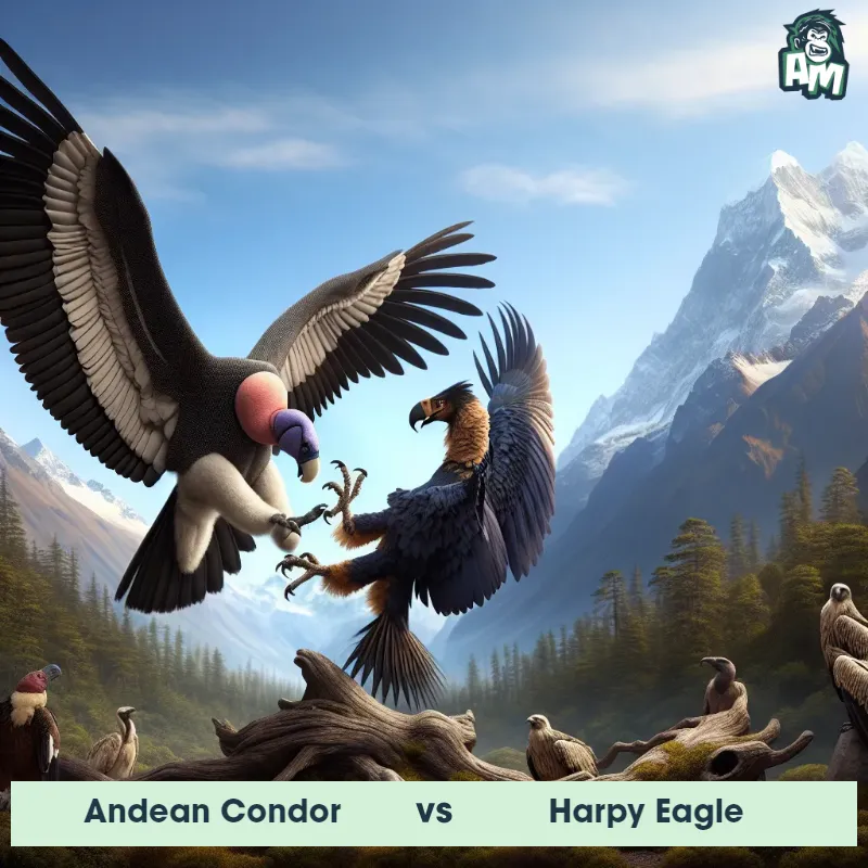 Andean Condor vs Harpy Eagle, Dance-off, Andean Condor On The Offense - Animal Matchup