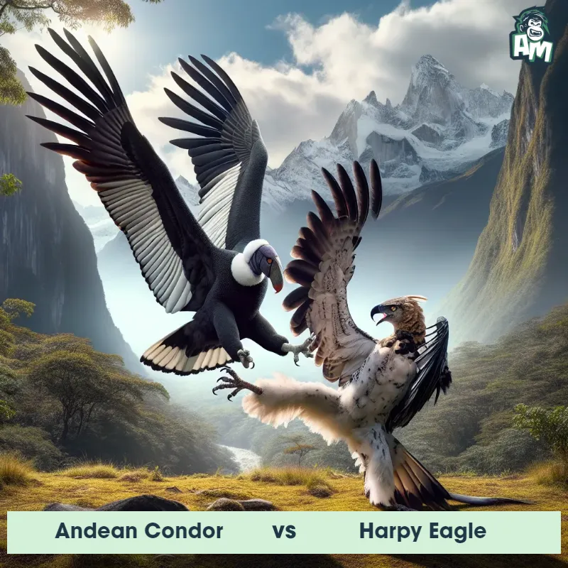 Andean Condor vs Harpy Eagle, Karate, Andean Condor On The Offense - Animal Matchup