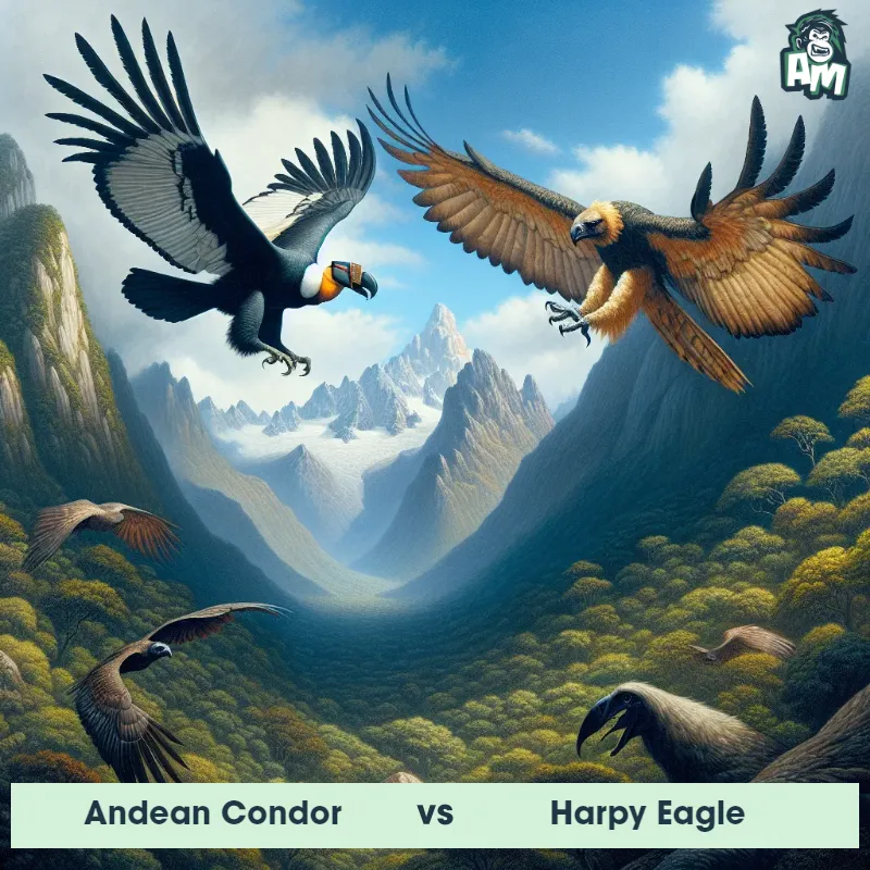 Andean Condor vs Harpy Eagle, Race, Andean Condor On The Offense - Animal Matchup