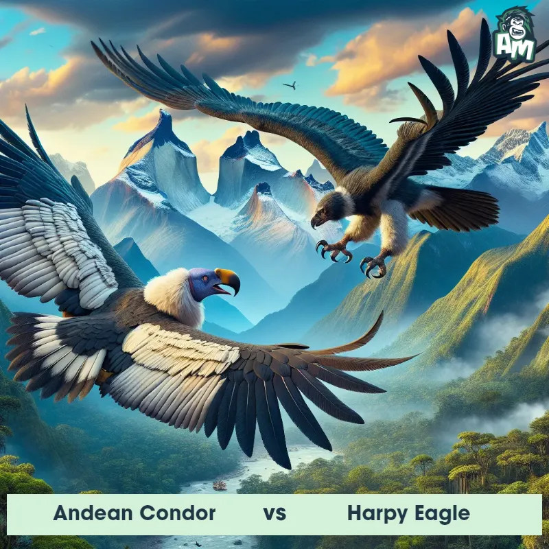 Andean Condor vs Harpy Eagle, Race, Harpy Eagle On The Offense - Animal Matchup