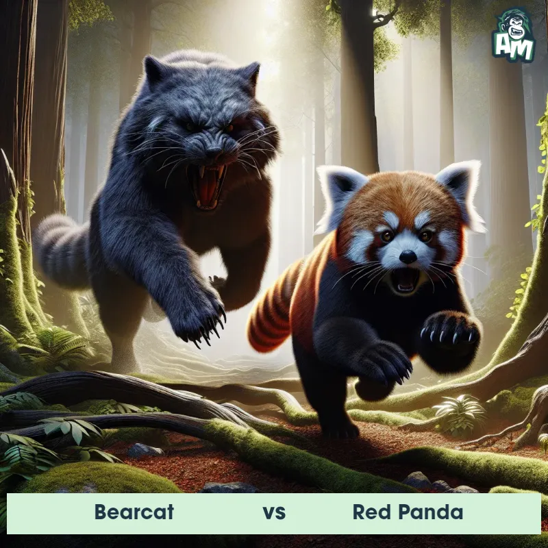 Bearcat vs Red Panda, Chase, Bearcat On The Offense - Animal Matchup