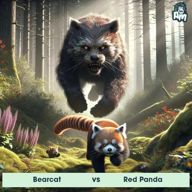 Bearcat vs Red Panda, Chase, Red Panda On The Offense - Animal Matchup