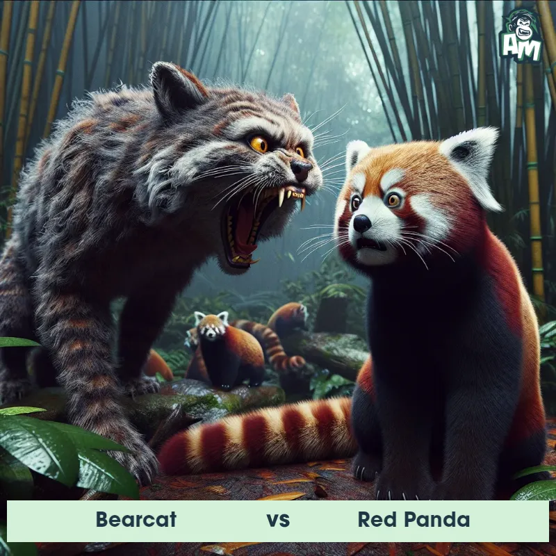 Bearcat vs Red Panda, Screaming, Red Panda On The Offense - Animal Matchup