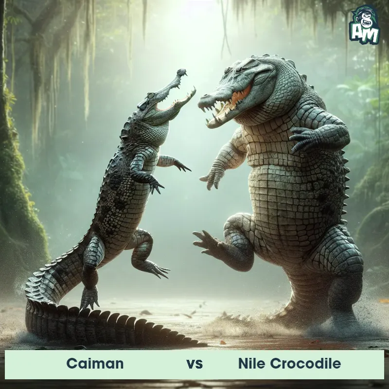 Caiman vs Nile Crocodile, Dance-off, Caiman On The Offense - Animal Matchup