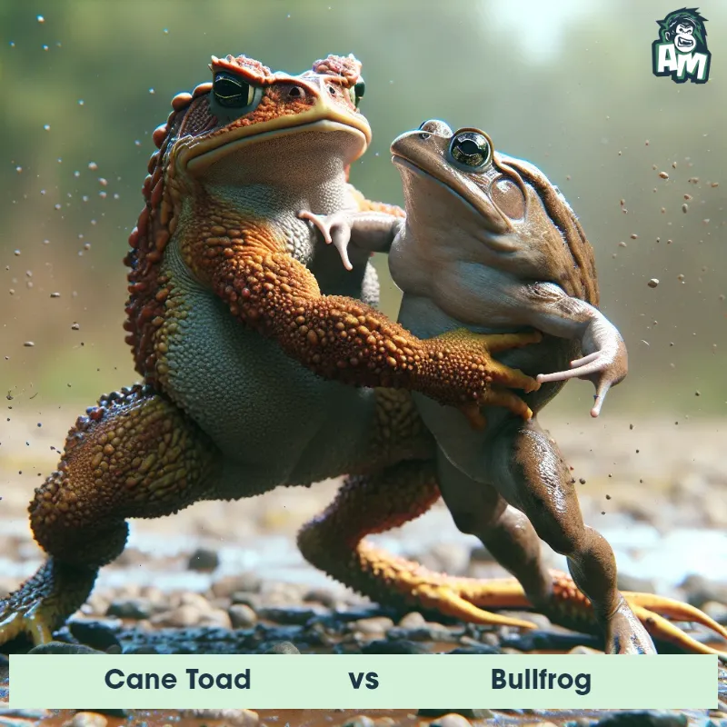 Cane Toad vs Bullfrog, Battle, Cane Toad On The Offense - Animal Matchup