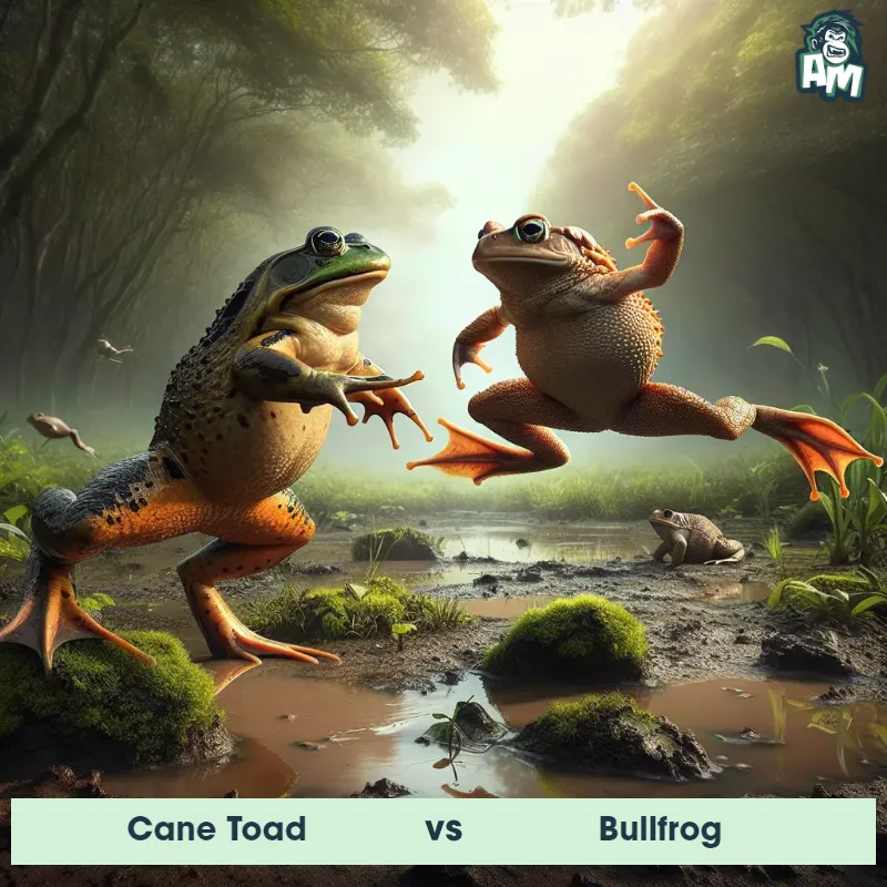 Cane Toad vs Bullfrog, Dance-off, Bullfrog On The Offense - Animal Matchup
