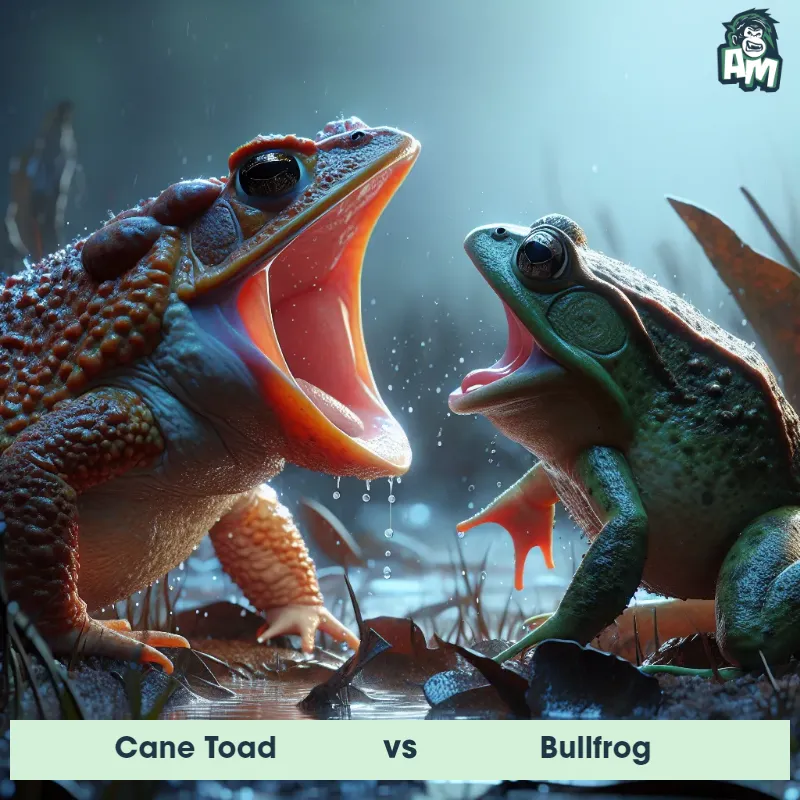 Cane Toad vs Bullfrog, Screaming, Cane Toad On The Offense - Animal Matchup