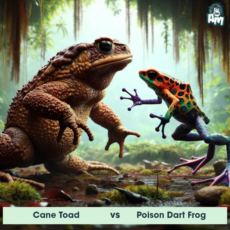 Cane Toad vs Poison Dart Frog, Dance-off, Cane Toad On The Offense - Animal Matchup