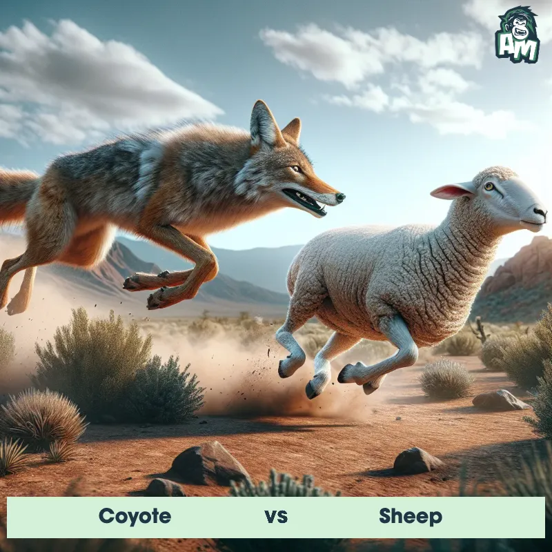 Coyote vs Sheep, Race, Coyote On The Offense - Animal Matchup