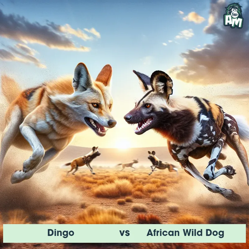 Dingo vs African Wild Dog, Race, Dingo On The Offense - Animal Matchup