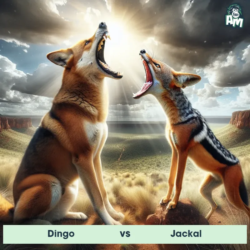 Dingo vs Jackal, Screaming, Jackal On The Offense - Animal Matchup