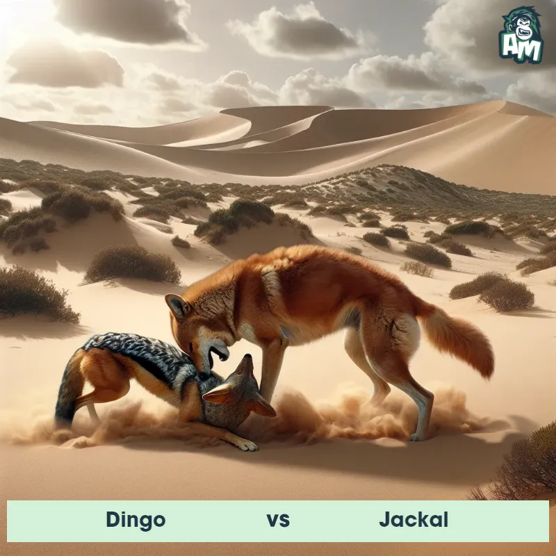 Dingo vs Jackal, Wrestling, Dingo On The Offense - Animal Matchup