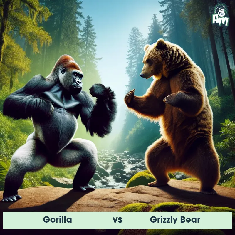 Gorilla vs Grizzly Bear, Dance-off, Gorilla On The Offense - Animal Matchup