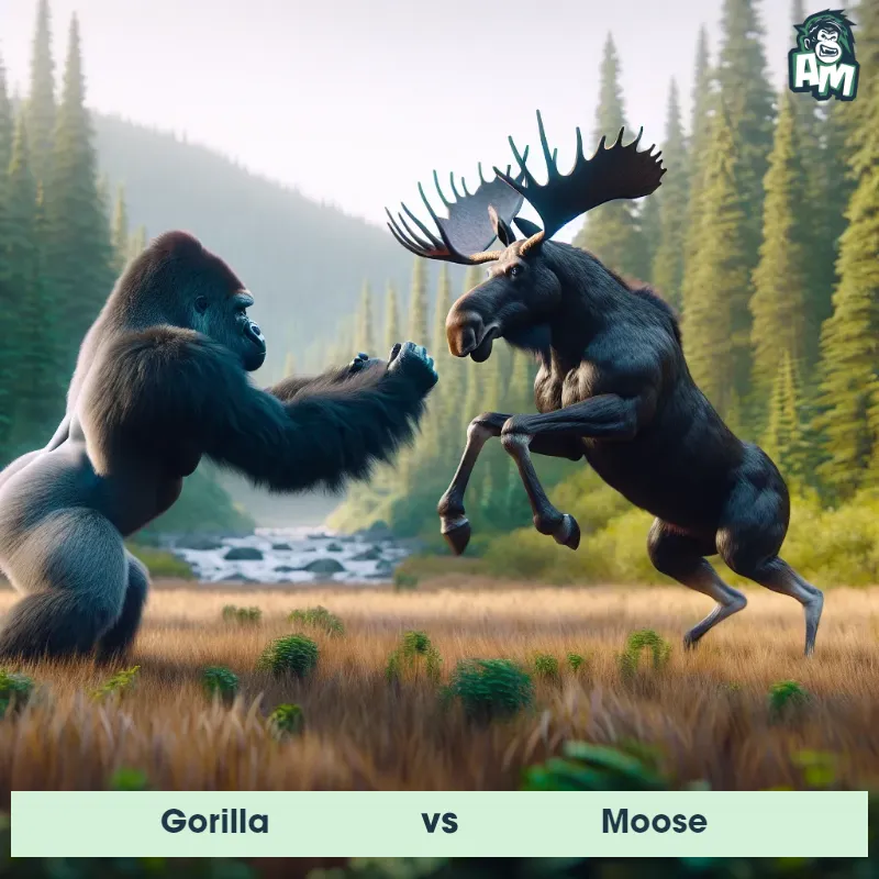 Gorilla vs Moose, Dance-off, Moose On The Offense - Animal Matchup