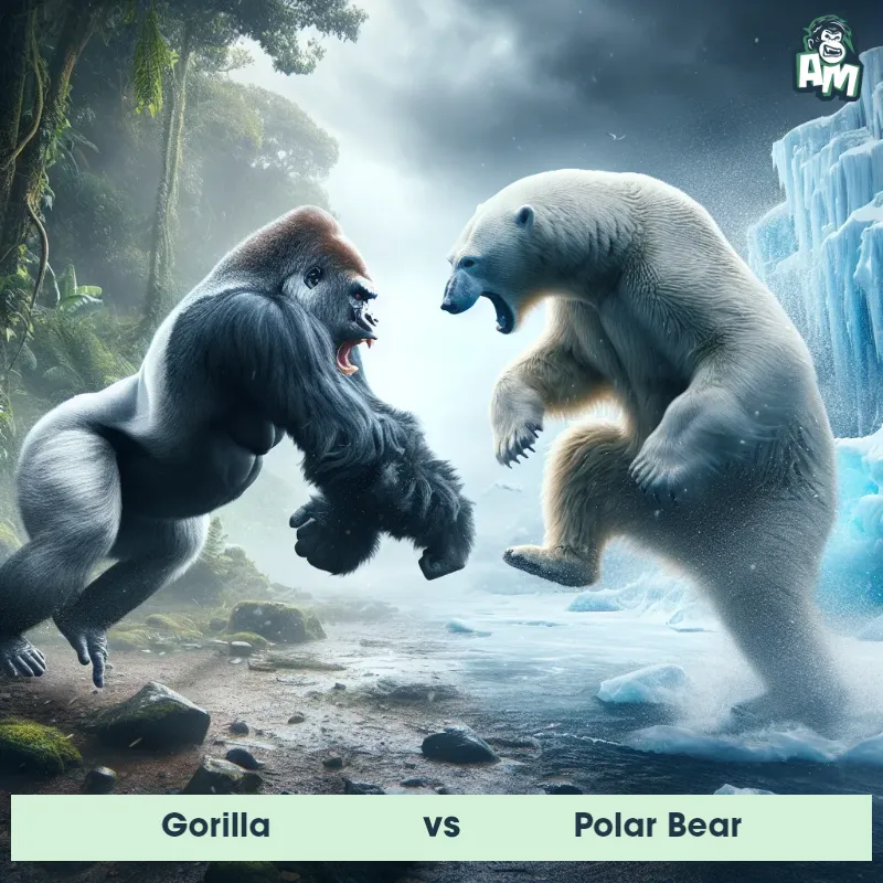 Gorilla vs Polar Bear, Dance-off, Gorilla On The Offense - Animal Matchup