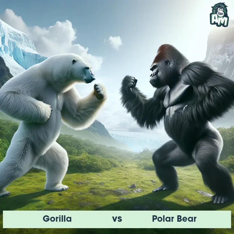 Gorilla vs Polar Bear, Dance-off, Polar Bear On The Offense - Animal Matchup