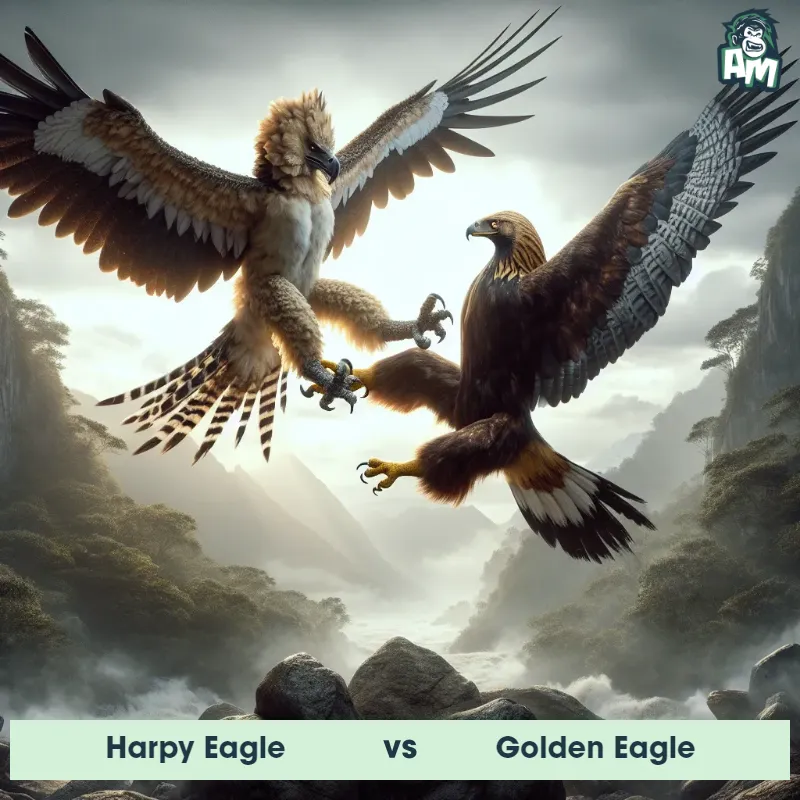 Harpy Eagle vs Golden Eagle, Karate, Harpy Eagle On The Offense - Animal Matchup