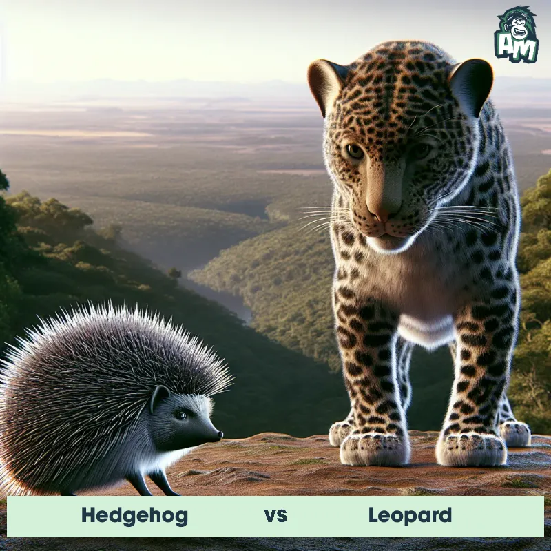 Hedgehog vs Leopard, Battle, Hedgehog On The Offense - Animal Matchup