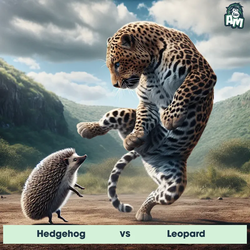 Hedgehog vs Leopard, Dance-off, Leopard On The Offense - Animal Matchup