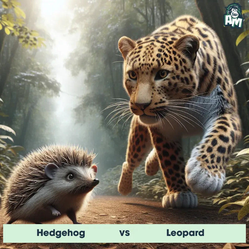 Hedgehog vs Leopard, Race, Hedgehog On The Offense - Animal Matchup
