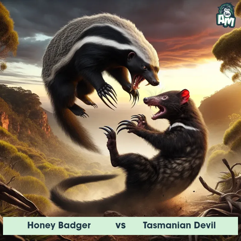 Honey Badger vs Tasmanian Devil, Battle, Honey Badger On The Offense - Animal Matchup